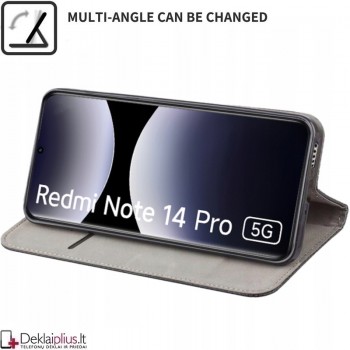 Telone atverčiamas dėklas - juodas (Xiaomi Redmi Note 14 Pro 4G/5G/Note 14 Pro Plus/Poco X7 5G) Telone atverčiamas dėklas - juodas (Xiaomi Redmi Note 14 Pro 4G/5G/Note 14 Pro Plus/Poco X7 5G)